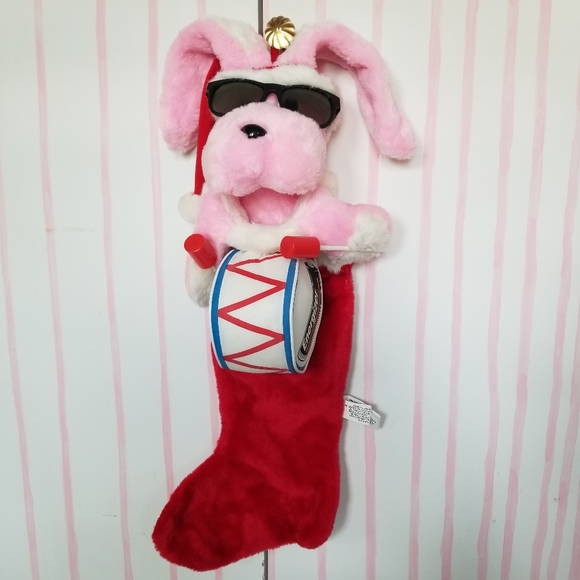 SOLD🌈1990s Energizer Bunny Xmas Stocking - Picture 1 of 8
